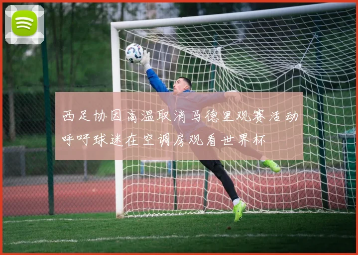 西足协因高温取消马德里观赛活动呼吁球迷在空调房观看世界杯